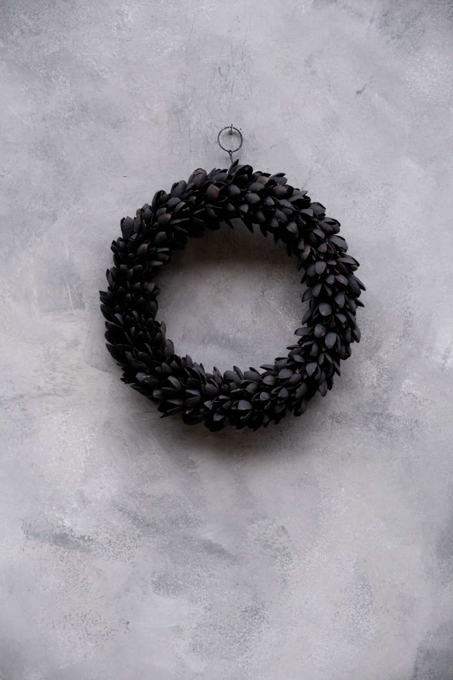Kranz Bakuli (Thin) / Schwarz und Weiß