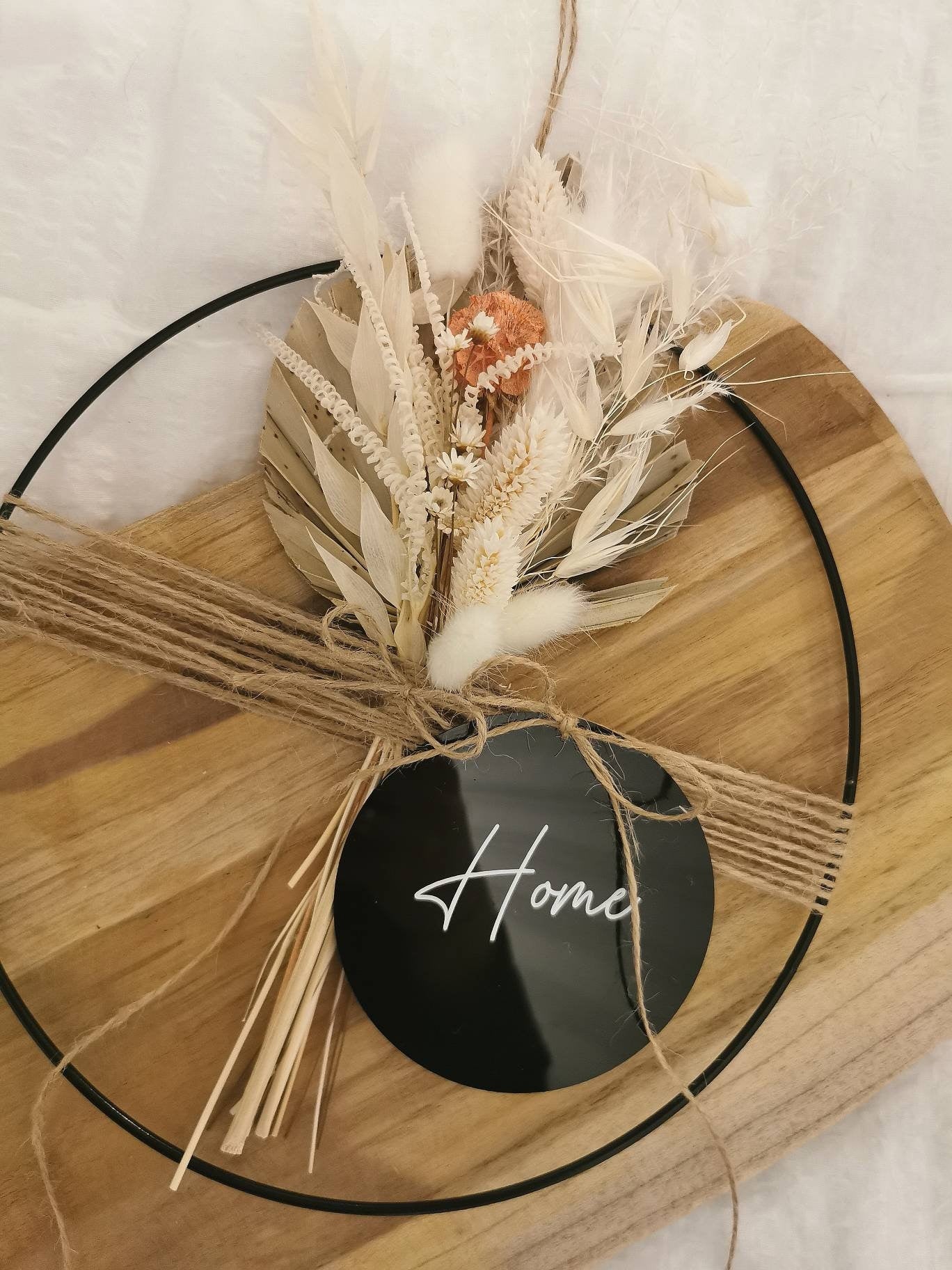 Kranz mit Trockenblumen / Dekokranz/ Wandkranz/ Türkranz/ home/ Trockenblumen/ personalisiert/ Dekoration