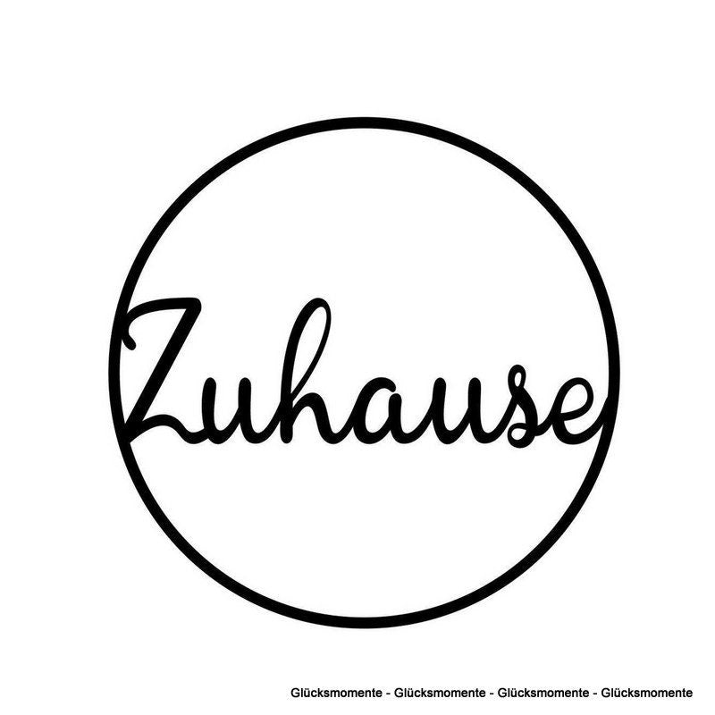 Holzkranz | Holzring "Zuhause"