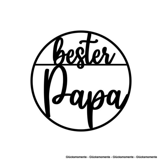 Holzkranz | Holzring "Bester Papa"