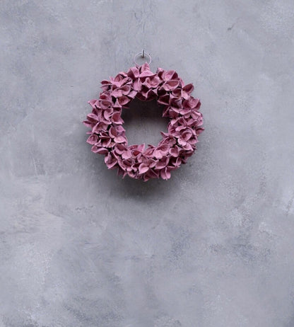 Kranz Baumwollkapsel / Cerise (Pink)
