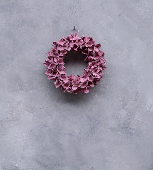 Kranz Baumwollkapsel / Cerise (Pink)