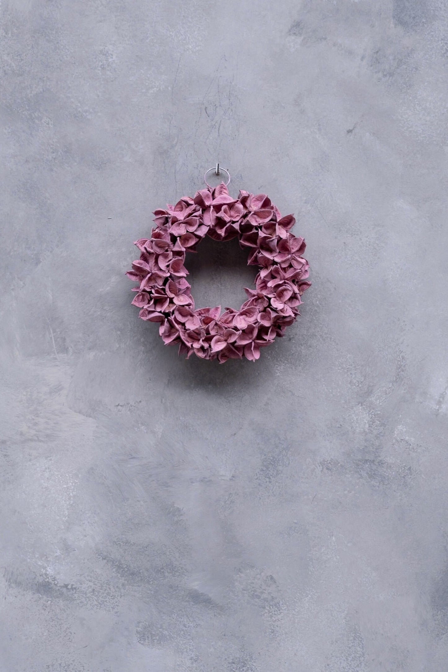 Kranz Baumwollkapsel / Cerise (Pink)